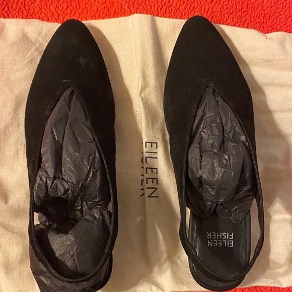 Eileen Fisher Black Women’s Loafers - Picture 2 of 3